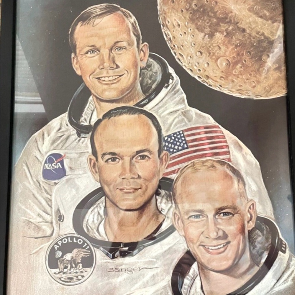 Apollo 11 Astronauts Art Poster🎥